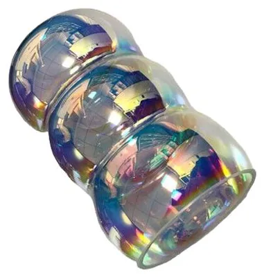Obrázek produktu pro Stínidlo Paulmann, patice E14, otvor cca 3 cm, sklo Wobble Dichroic, náhradní sklo, stínidlo, náhradní stínidlo
