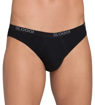 Produktbild von Sloggi Herren Unterhose men Basic Mini , 2-Pack, 4, Schwarz