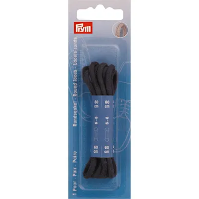 Obrázek produktu pro Kulaté tkaničky 3 mm, 60 cm, tmavě modré
