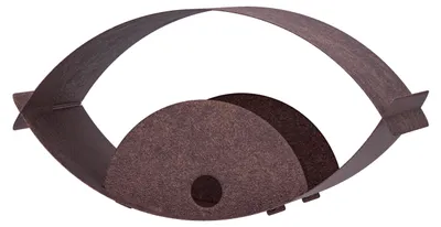 Produktbild von Alberts Vogelhäuschen Aussicht Vogelfutterhaus aus Edelstahl Vogelhaus zum aufhängen oder hinstellen Größe 420 x 110 x 14 mm