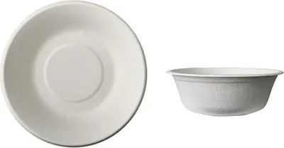 Obrázok produktu pre 50 misiek PAPSTAR z čistej cukrovej trstiny Ø 15,5 cm