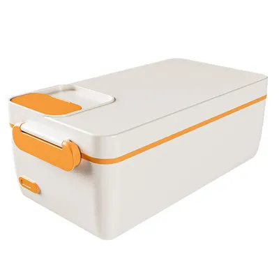 Produktbild von Wiederaufladbare elektrische Heiz-Lunchbox 1L, kabellos, batteriebetrieben, mit Timer, hält Speisen warm, 3200mAh