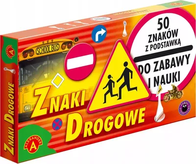 Immagine prodotto di Zestaw znaków drogowych Alexander dla dzieci 50 sztuk