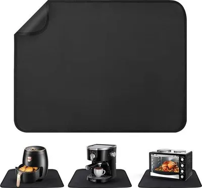 Produktbild von Küchenmatte 40x60cm - Hitze- und Feuergeschützt für Geräte, wasserdicht und rutschfest.