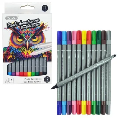 Obrázok produktu pre Obojstranné fixky 12 farieb