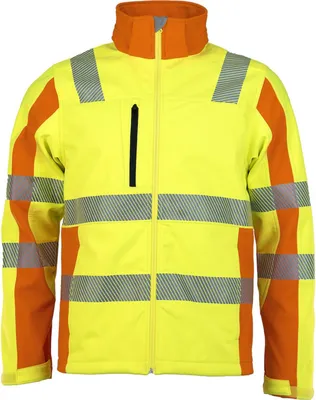 Produktbild von Asatex Warnjacke Softshell, Prevent, gelb, Gr.3XL, 22303783XL