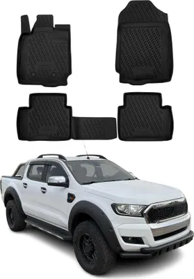 Obrázek produktu pro 2012-2022 Ford Ranger 2door SuperCab podlahové rohože gumové černé 4ks