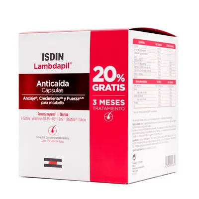 Obrázek produktu pro LAMBDAPIL proti vypadávání vlasů 180 kapslí