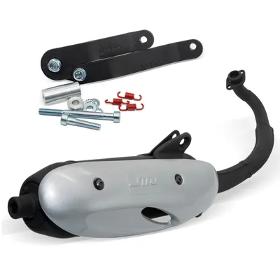 Obrázok produktu pre LeoVince kompletný výfukový systém SITO s homologáciou, oceľ kompatibilný s Gilera Runner Purejet / Aprilia SR50 Sport od 2003 / SR50 R Factory / DiTech od 2005
