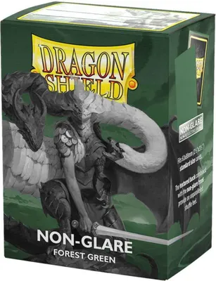 Productafbeelding van Dragon Shield - Standaard sleeves zonder reflectie - Bosgroen (100 sleeves)