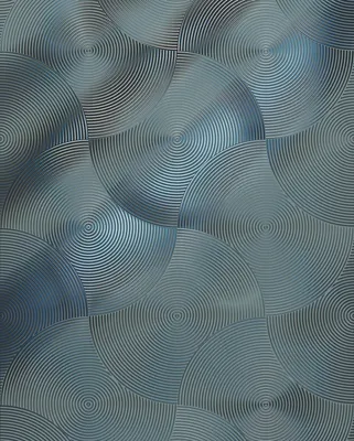 Produktbild von Sanders & Sanders Fototapete 3D Graublau 200 x 250 cm