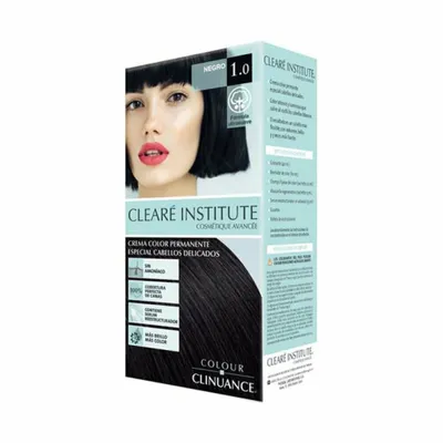 Produktbild von Clearé Institut Farbe Clinuance Creme Dauerhafte Farbe Nr. 1.0-schwarz