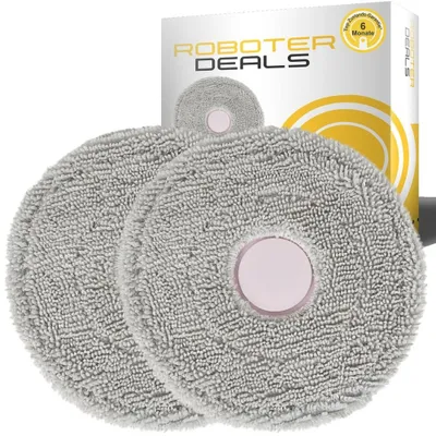 Produktbild von Wischplatten, Wischhalterung (2 Stück) inkl. Pads für Roborock Q Revo MaxV, Q Revo Pro