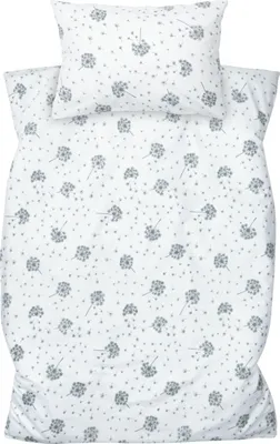 Produktbild von Amilian Kinderbettwäsche 2-teilig – 100×135 & 40×60 cm – 100 % Baumwolle, Hotelverschluss – für Babybett, Kleinkinderbett & Gitterbett