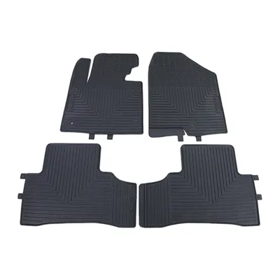 Produktbild von Premium Gummi Fußmatten Set 4-teilig Schwarz für Hyundai Santa Fe 3 DM 12-15
