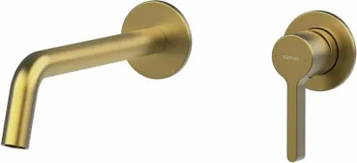 Immagine prodotto di ICONIC Miscelatore per lavabo a 2 fori, oro opaco