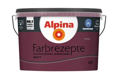 Produktbild von Alpina Farbrezepte Sinfonie matt 2,5 Liter