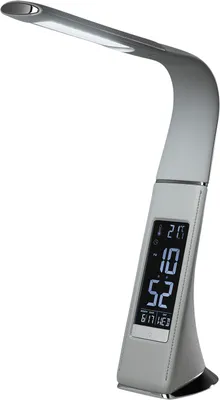 Produktbild von LED-Schreibtischlampe - Grau - H 42 cm - mit 3-Stufen Touchdimmer