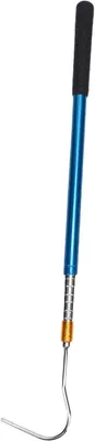 Imagen del producto de Gancho metálico de 147,5 cm, con 10 ganchos, para escaleras de acceso a áticos