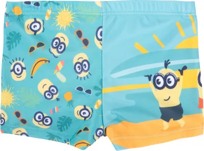 Produktbild von Minions Badehose für Jungen - Kinder Schwimmhose Badekleidung Hose Türkis 110-116