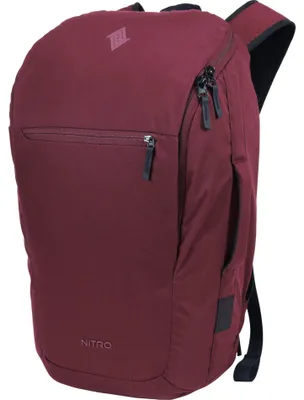 Zdjęcie produktu dla Plecak na laptopa NITRO Plecak z przegrodą na laptopa Nikuro Traveller 32L Wino jagodowe