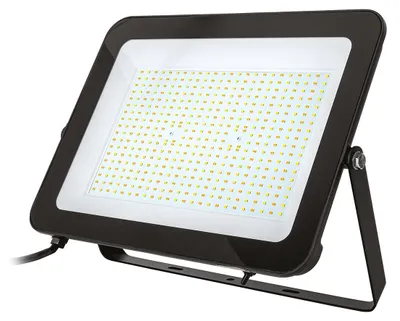 Obrázek produktu pro LED projektor Ges2343, 200W, otočný, vícebarevný, s nastavitelnou teplotou chromatičnosti (3000K/4000K/6500K), stupeň krytí IP65, hliník, černá barva – Gealuce