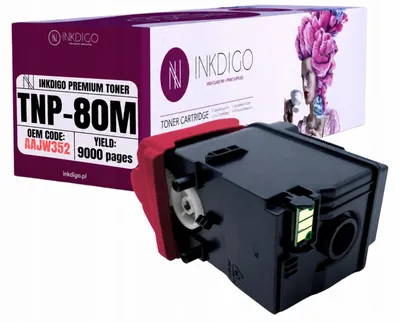 Produktbild von Inkdigo Toner TNP80M für Minolta Bizhub C3320i – Magenta, 9000 Seiten,, KI-generiertes Bild