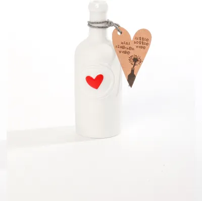 Produktbild von Mini Flaschenvase Herz
