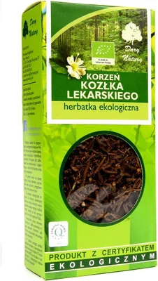 HERBATKA KORZEŃ KOZŁKA LEKARSKIEGO BIO 100 g - DARY NATURY