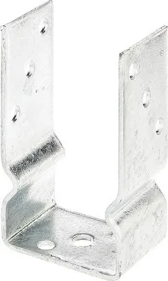 Produktbild von U-Pfostenträger z. Aufschrauben 81 x 150 mm, feuerverzinkt, 1 Stück