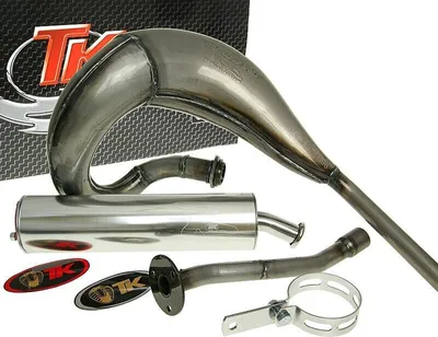 Produktbild von TurboKit Auspuff Bufanda R 50 ccm mit ABE kompatibel mit Aprilia SX 50