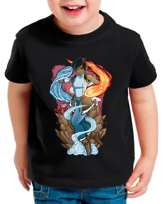Produktbild von A.N.T. Water Tribe Beauty Kinder T-Shirt avatar anime japan manga last