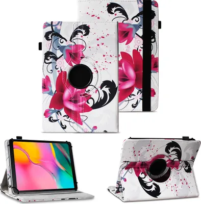 Produktbild von Tablet Tasche für Samsung Galaxy Tab A 10.1 2019 Hülle Schutzhülle 360° DrehbarFarben:Motiv 7