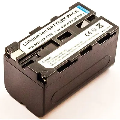 Produktbild von Akku für Blaupunkt AX 900 Li-Ion 7,4 Volt 4000 mAh schwarz.