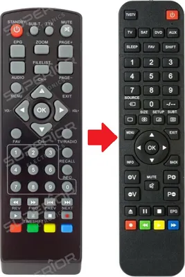 Produktbild von Ersatz Fernbedienung Schwaiger DSR500HD