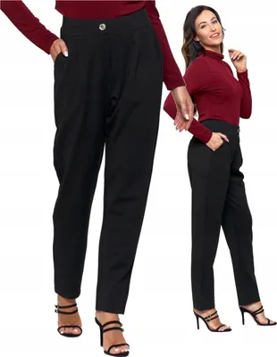 Produktbild von Schwarze elegante Damenhose MORAJ - XS/S
