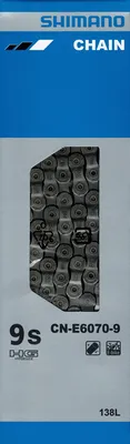 Produktbild von Shimano e Bike Kette CN - E6070 - 9 fach 138 L Glieder Pedelec Chain Steps