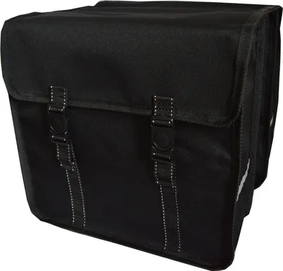 Produktbild von FAHRRADTASCHE ab 26 Zoll Satteltasche Gepäckträgetasche Doppelt 17. Duo - Schwarz