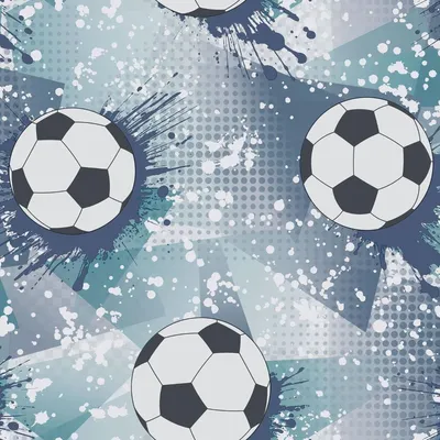 Produktbild von Holden Décor - "Frenzy" Fußball Strukturtapete AG3809 (10 m x 53 cm) (Dunkles Marineblau/Petrol)