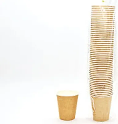 Produktbild von 50 Pappbecher für Heiß-  Kaltgetränke ca. 300ml (12oz) , braun