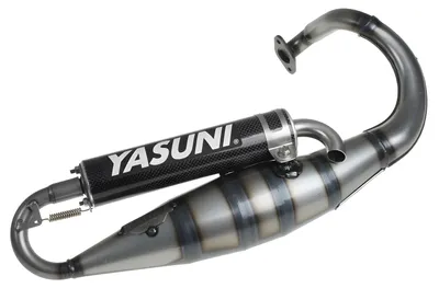 Immagine prodotto di Scarico per scooter, modello Yasuni carbon, con omologazione europea (ABE), compatibile con Peugeot Speedfight 2 50 LC