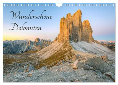 Produktbild von Wunderschöne Dolomiten (Wandkalender 2027 DIN A4 quer), CALVENDO Monatskalender