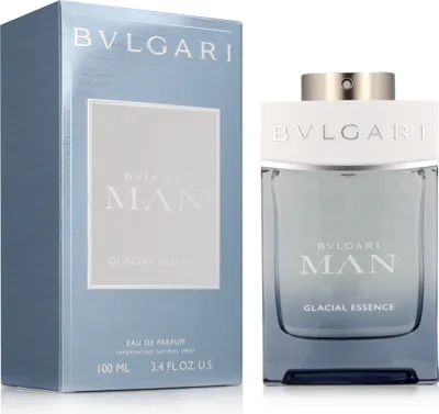 Produktbild von BVLGARI Man Glacial Essence, Männer, 100 ml, Nicht nachfüllbare Flasche, Spray, ALCOHOL DENAT. (SD ALCOHOL 39-C) PARFUM (FRAGRANCE) AQUA (WATER) LINALOOL LIMONENE ETHYLHEXYL...