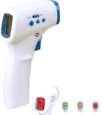 Produktbild von Grundig ED-18993: Infrarot-Digital-Thermometer mit LED-Licht-Anzeige