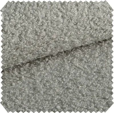 Produktbild von novely® CENTRO Bouclé Möbelstoff Kuschelweich Voluminös Waterstop Polsterstoff | Meterware | 1lfm - Farbe: 02 Hellgrau