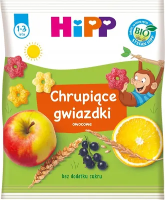 Image de HippÉtoiles fruitées croustillantes pour enfants de 1 à 3 ans (30 g)