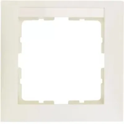 Produktbild von Berker 10118912, Weiß, Duroplast, Schraubenlos, Berker, Glänzend, S.1