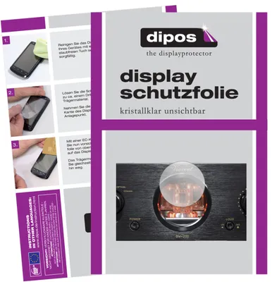 Produktbild von 2x Schutzfolie für Vincent SV-200 klar Displayschutzfolie Folie Display Schutz dipos