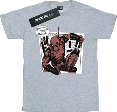 Produktbild von Marvel - "Breaktime Tacos" T-Shirt für Damen BI20501 (L) (Grau)
