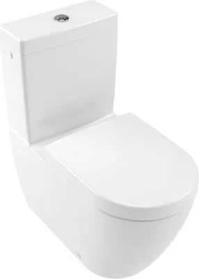 Produktbild von V&B Stand-WC, Tiefspüler Subway 2.0 37x70cm, D-Flush, randl., f Kombi, we C+